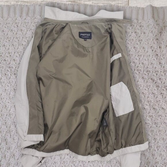 Vintage 1980s Profilo Classics Suede like Jacket with interior utility pockets - Picture 8 of 16